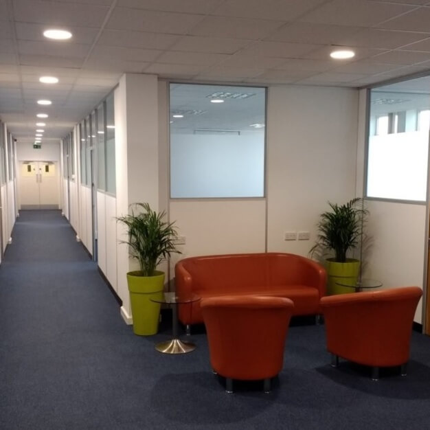 A breakout area in Park Street, Omnia Offices, Walsall