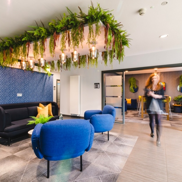 A breakout space in Tournament Fields, Pure Offices, Warwick