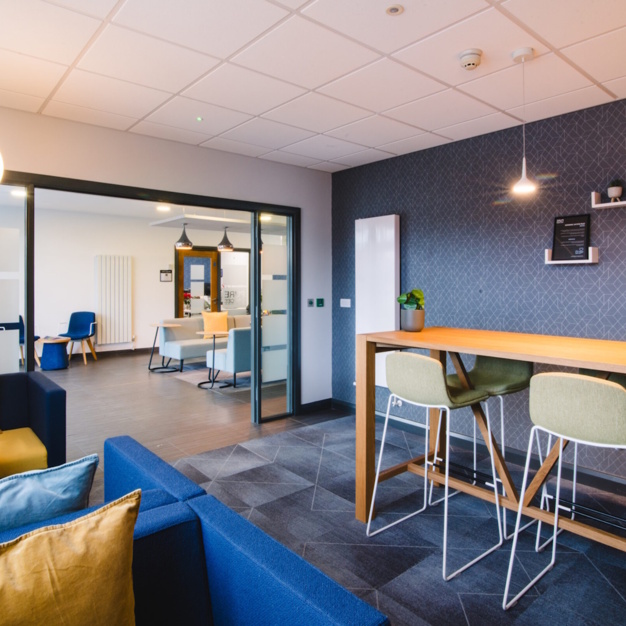 Breakout space in Plato Close, Pure Offices (Warwick)