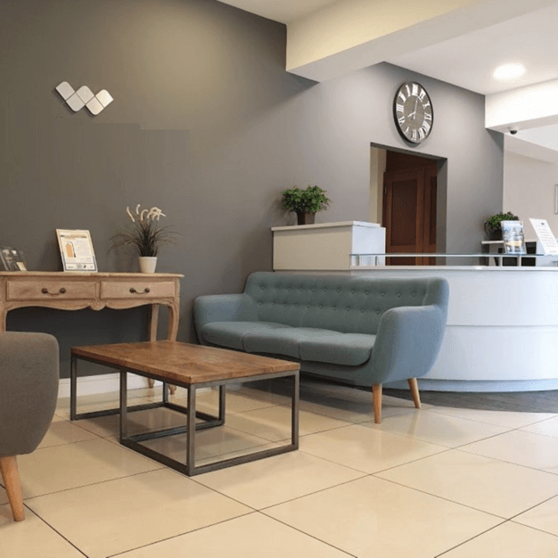 Reception area at Gipsy Lane, West Midlands House in Willenhall