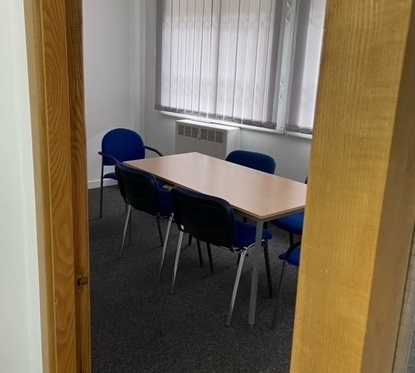 The meeting room at Bath Avenue, UKO Serviced Offices in Wolverhampton