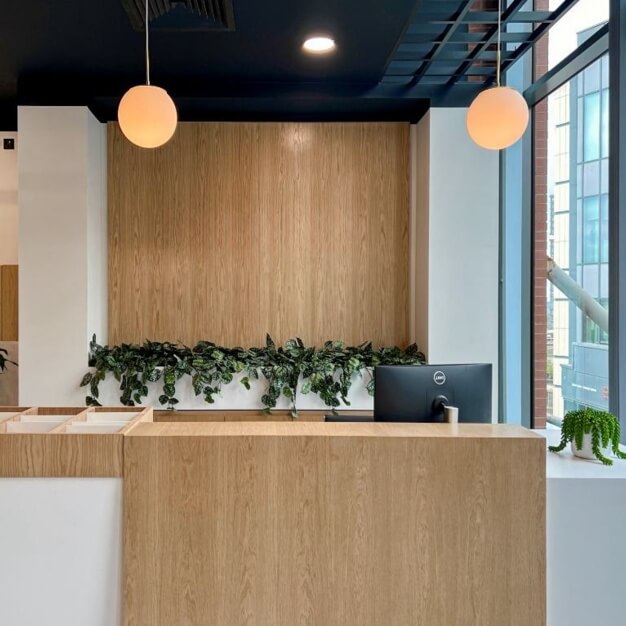 The reception at Victoria Square, Regus in Wolverhampton
