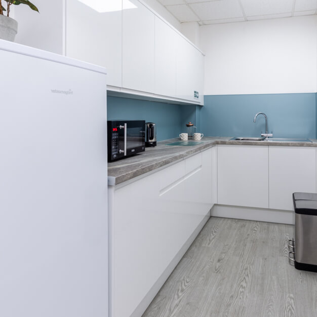 Kitchen at Chequers Close, Open Space Business Centres in Worcester