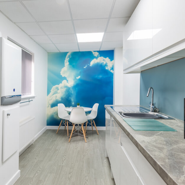 Kitchen at Willow End Park, Open Space Business Centres in Worcester