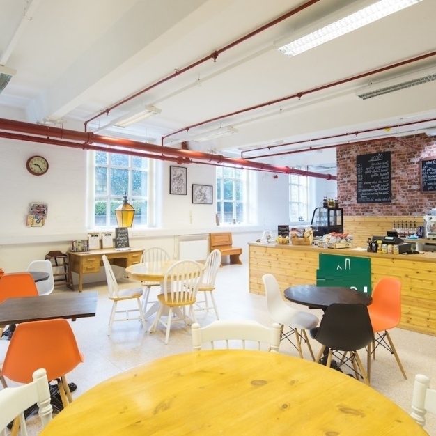 Breakout area at Albion Road, Biz-Space in Bradford