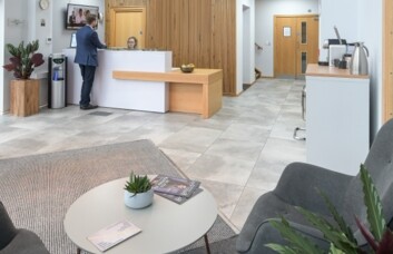 Reception at Coop Place, Hope Park Business Centre in Bradford