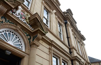 The building at Manor Row, Malik House Ltd in Bradford