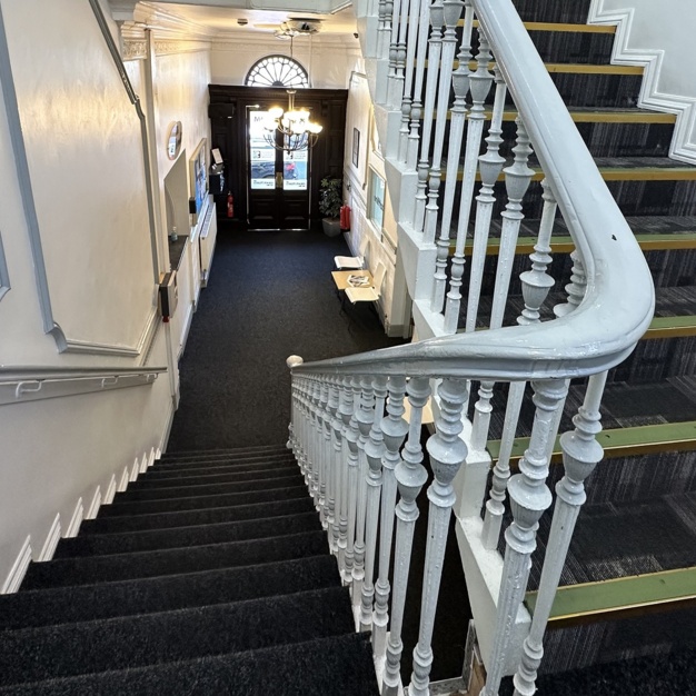 The hallway at Manor Row, Malik House Ltd in Bradford