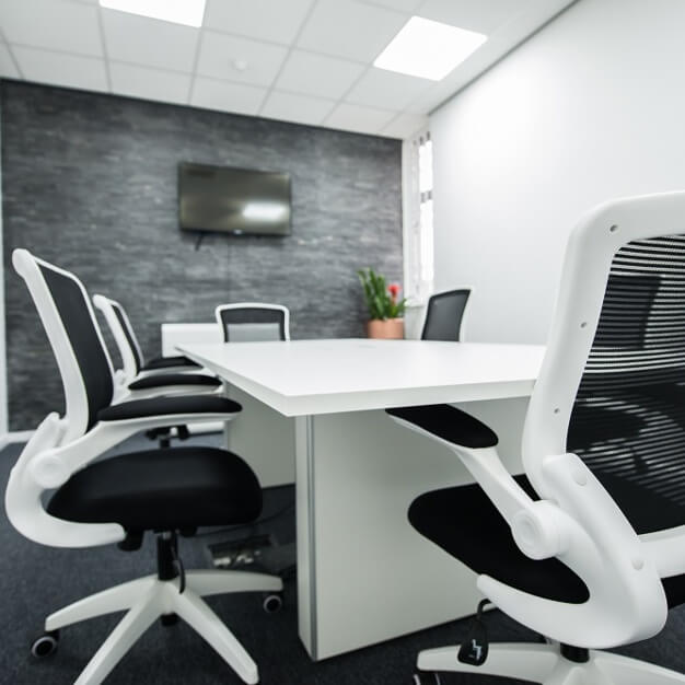 The meeting room at Coop Place in Bradford, Hope Park Business Centre