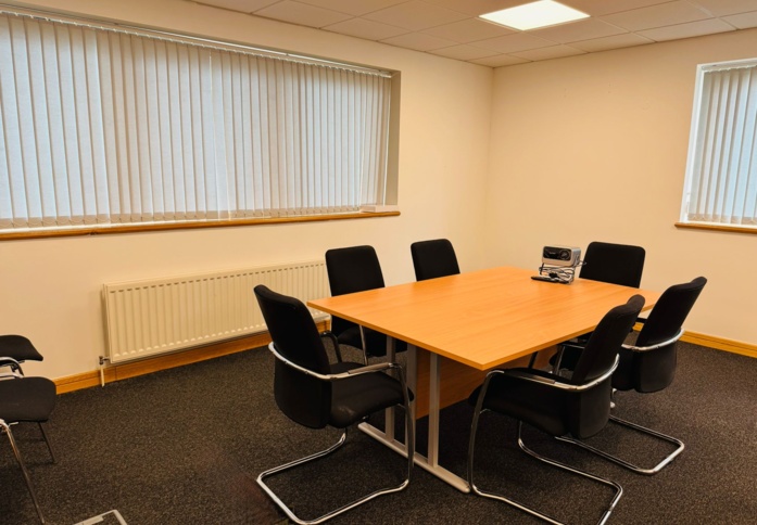 The meeting room at Park Lane, Bison Assist Group Limited in Castleford