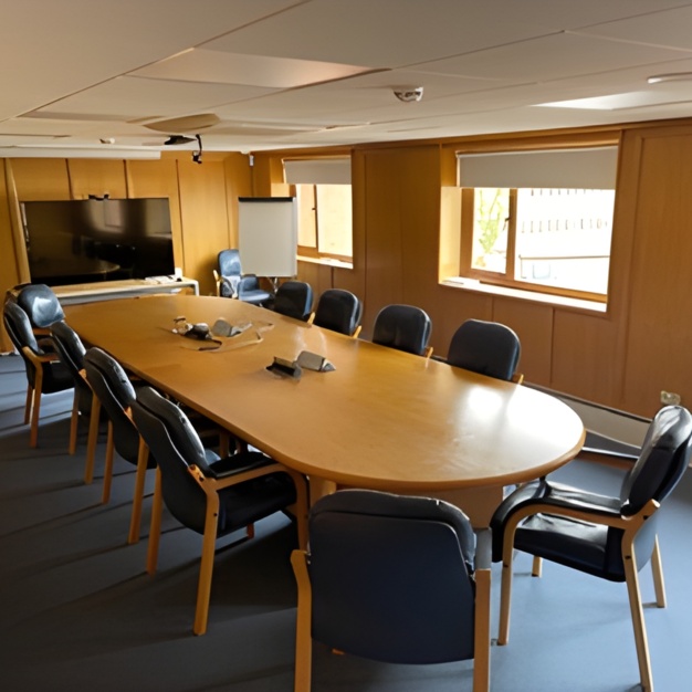The boardroom at Manse Lane, Monkswell Business Centre in Knaresborough