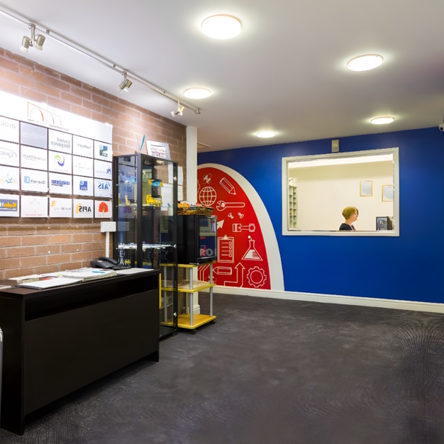 The reception at Manse Lane, Knaresborough Technology Park Ltd in Knaresborough