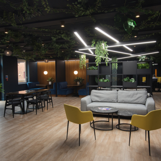 A breakout area in Neville Street, Wizu Workspace - Leeds
