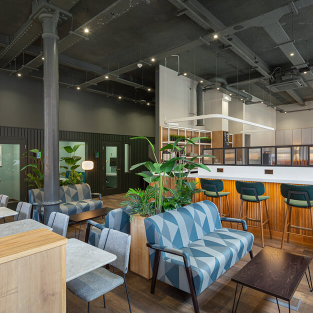 A breakout area in Park Square West, Spacemade, Leeds