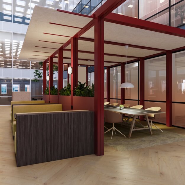 A breakout area in The Headrow, Orega, Leeds