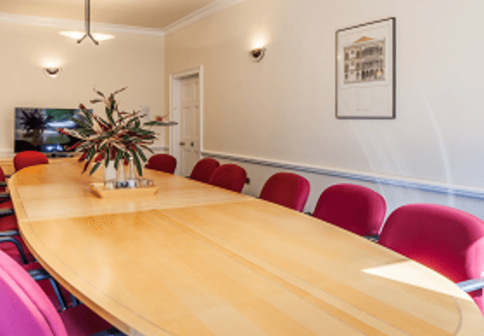 Boardroom at Park Square East, UBC UK Ltd in Leeds