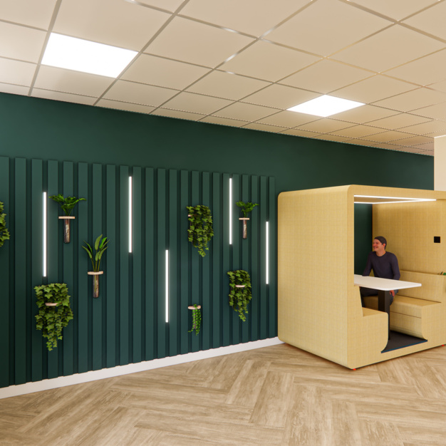 Breakout area at Millshaw Park Lane, 2-Work Group Limited in Leeds