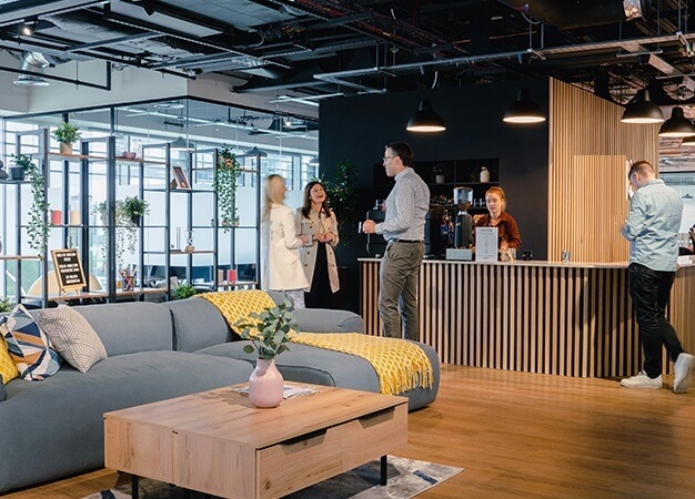 Breakout area at Wellington Place in Leeds, Cubo Holdings Limited