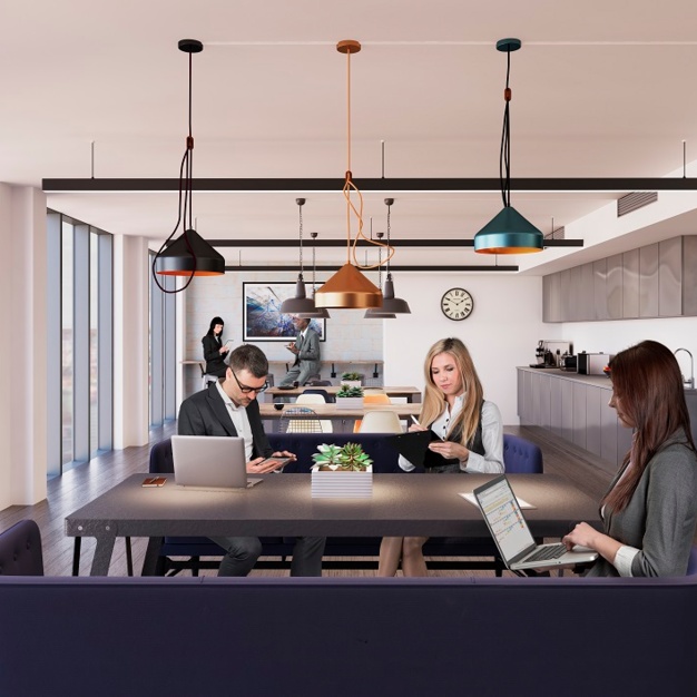 Breakout space in New Station Street, Bruntwood (Leeds)