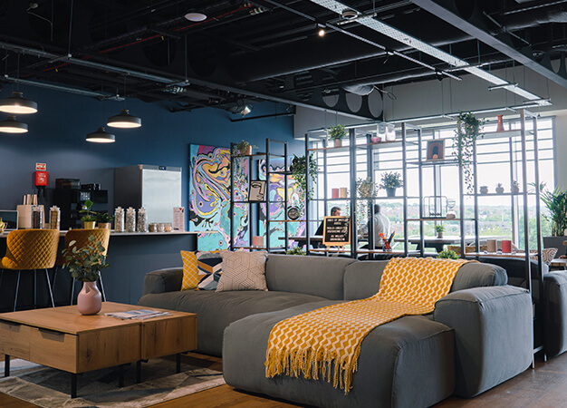 Breakout space in Wellington Place, Cubo Holdings Limited (Leeds)