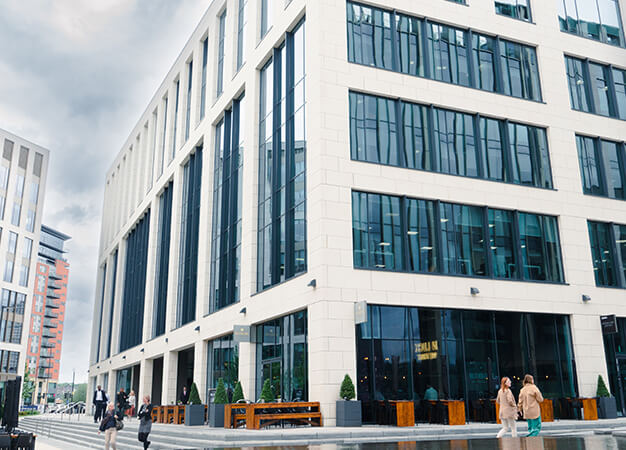 Building external for Wellington Place, Cubo Holdings Limited, Leeds