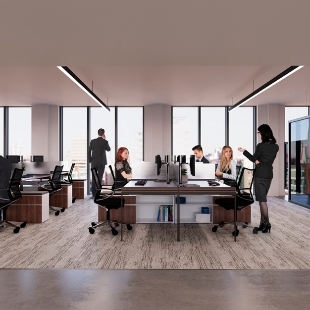 Communal space - New Station Street, Bruntwood in Leeds