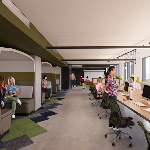 Communal space - New Station Street, Bruntwood (Leeds)