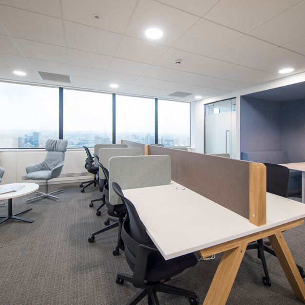 Enjoy the communal space in Albion Street, Regus in Leeds