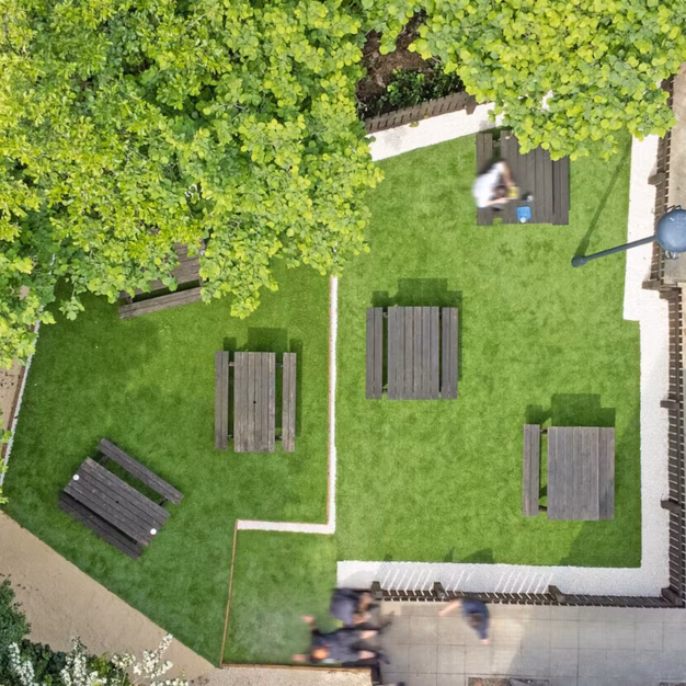 Outdoor space at Lower Wortley, Biz Hub in Leeds