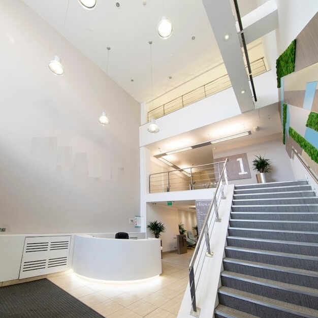 Reception at Albion Street, Regus in Leeds