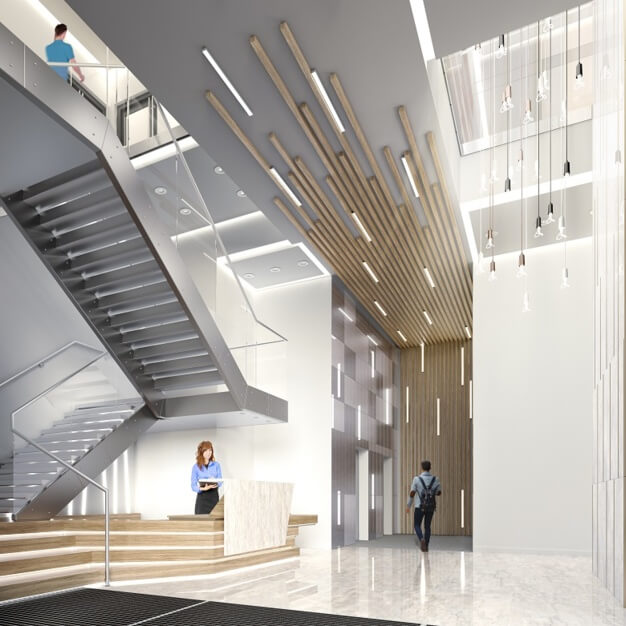 Reception at New Station Street, Bruntwood in Leeds