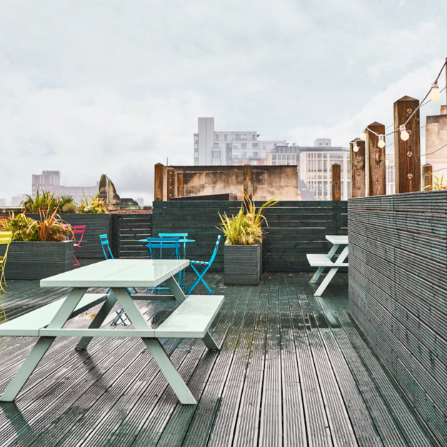 Roof terrace in Aire Street, FORA, Leeds