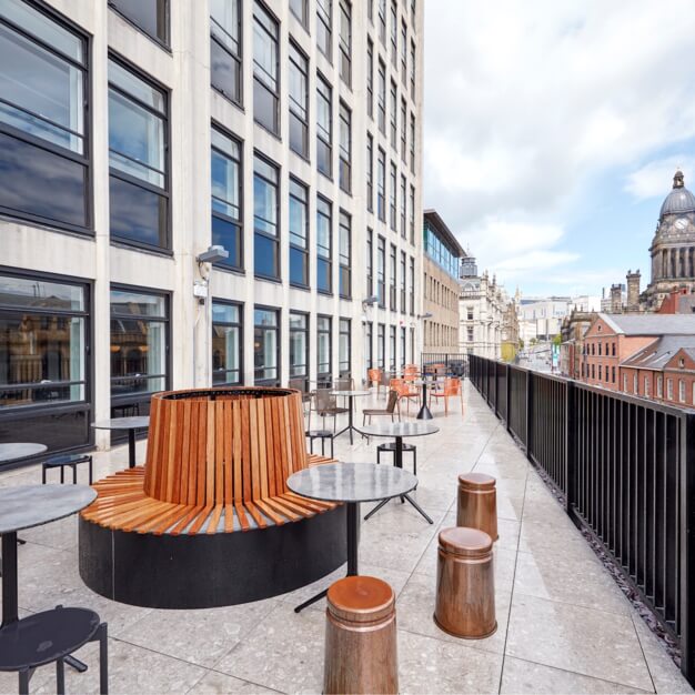 Roof terrace in Greek Street, Clockwise Limited, Leeds
