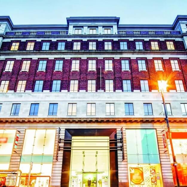 The building at The Headrow, Orega in Leeds