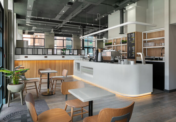 The café at Park Square West, Spacemade in Leeds