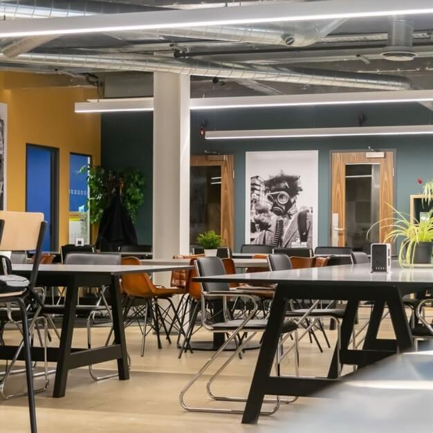 The communal space at East Parade, Avenue HQ Limited in Leeds