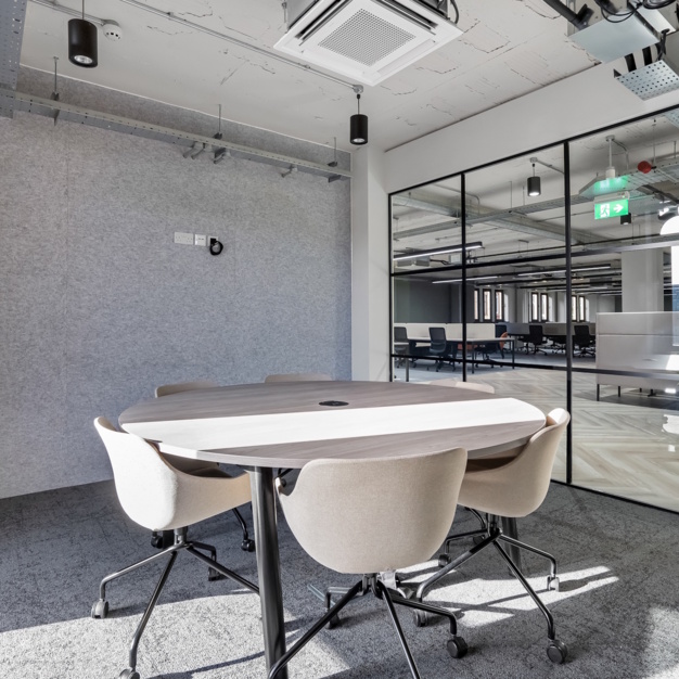 The meeting room at Albion Place, 2-Work Group Limited in Leeds