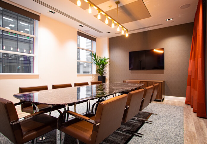 The meeting room at Park Row, Gilbanks in Leeds