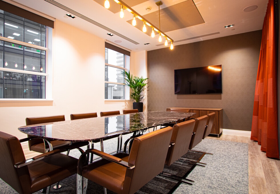 The meeting room at Park Row, Gilbanks in Leeds