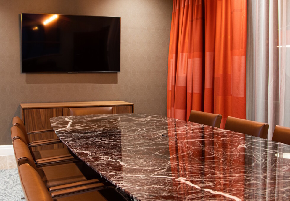The meeting room at Park Row, Gilbanks (Leeds)