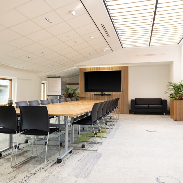 The meeting room at Selby Road, Carwood Park in Leeds