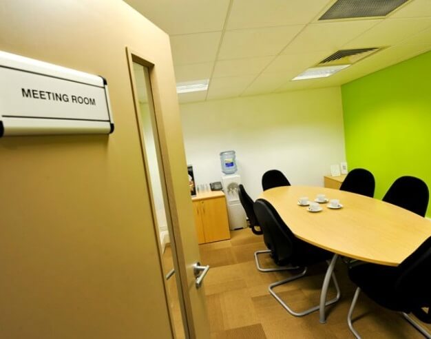 The meeting room at Sovereign Street, Prospect Business Centres in Leeds