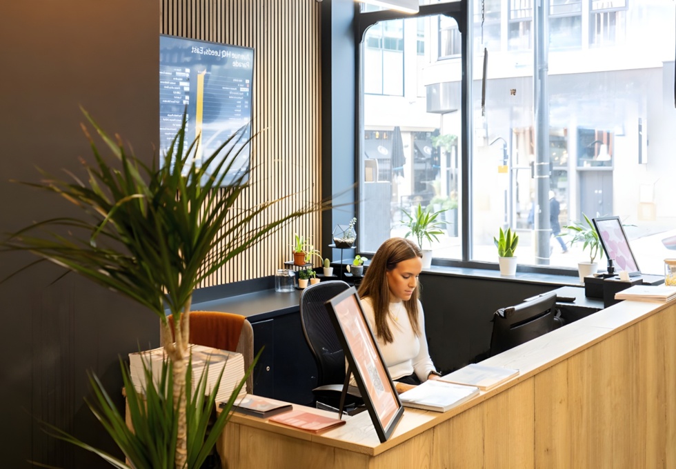 The reception at East Parade, Avenue HQ Limited in Leeds