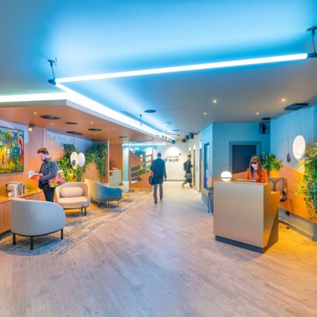 The reception at Grace Street, Bruntwood in Leeds