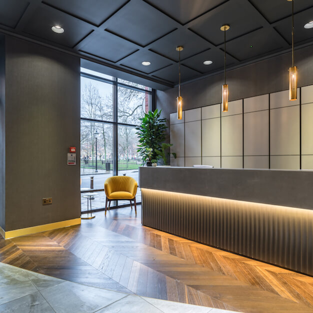 The reception at Park Square West, Spacemade in Leeds