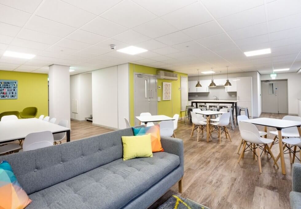 Breakout space for clients - Silver Street Head, Omnia Offices in Sheffield
