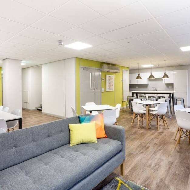 Breakout space for clients - Silver Street Head, Omnia Offices in Sheffield