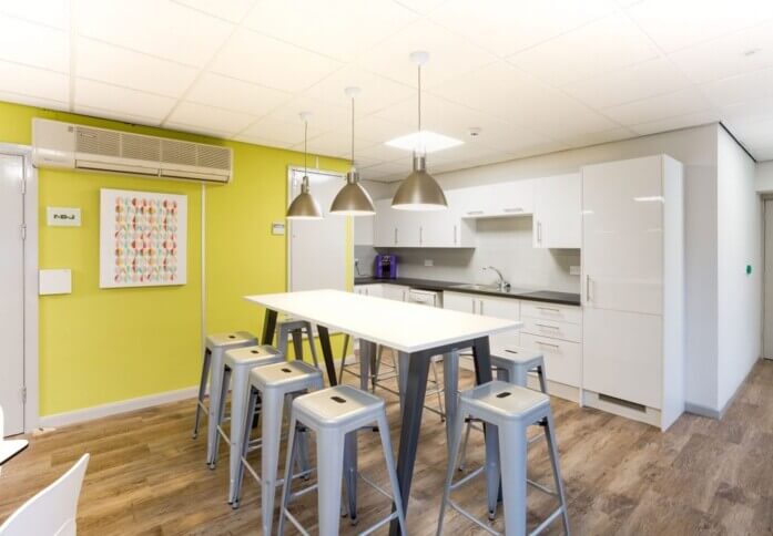Kitchen at Silver Street Head, Omnia Offices in Sheffield