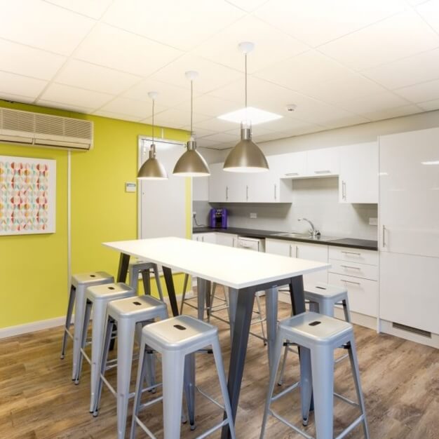 Kitchen at Silver Street Head, Omnia Offices in Sheffield