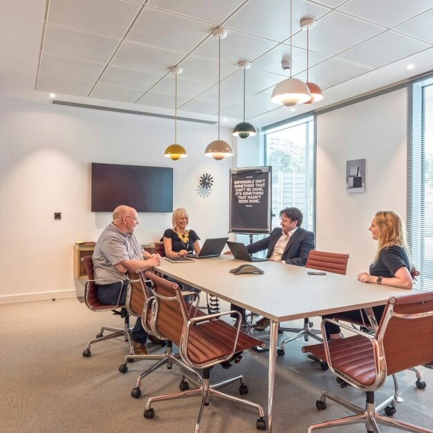 The meeting room at Concourse Way, Regus in Sheffield
